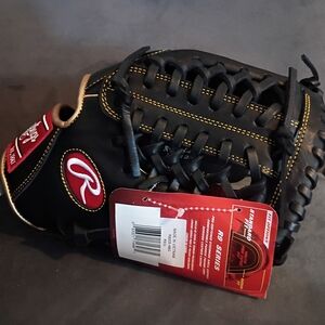 Rawlings Black Baseball Glove R9 Series